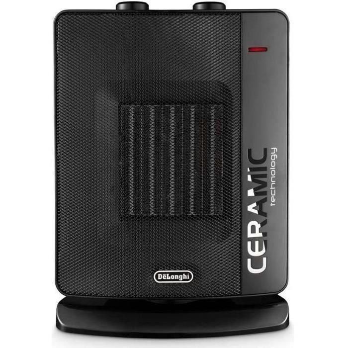 DeLonghi DCH7032 Calentador Ventilador Cerámico 2200W Móvil Oscilante Silencioso 3 Niveles Potencia Termostato Ajustable Protección Antihielo DeLonghi DCH7032 Calentador Ventilador Cerámico 2200W Móvil Oscilante Silencioso 3 Niveles Potencia Termostato Ajustable Protección Antihielo