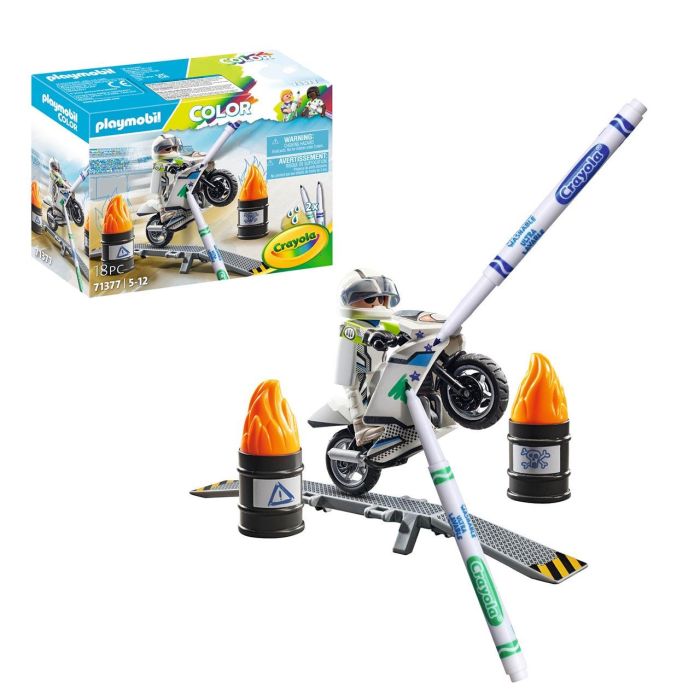 Playmobil Moto 71377 para Colorear y Personalizar con Rotuladores Incluidos +4 Años 4