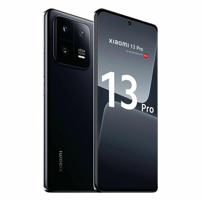 Xiaomi MZB0DBIEU Smartphone 13 Pro 12GB RAM 256GB Negro Cerámica 6.73" AMOLED WQHD+ 120Hz 5G Leica Snapdragon 8 Gen 2 IP68 Carga 120W