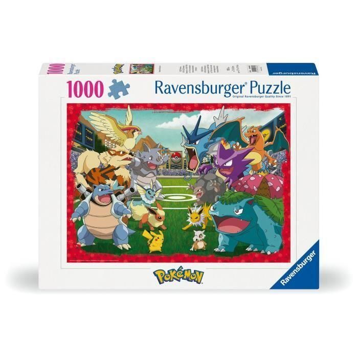 Puzzle de 1000 piezas Pokémon Battle, Adultos y niños a partir de 14 años, Puzzle de alta calidad, 12000628, Ravensburger 1 Puzzle de 1000 piezas Pokémon Battle, Adultos y niños a partir de 14 años, Puzzle de alta calidad, 12000628, Ravensburger 1