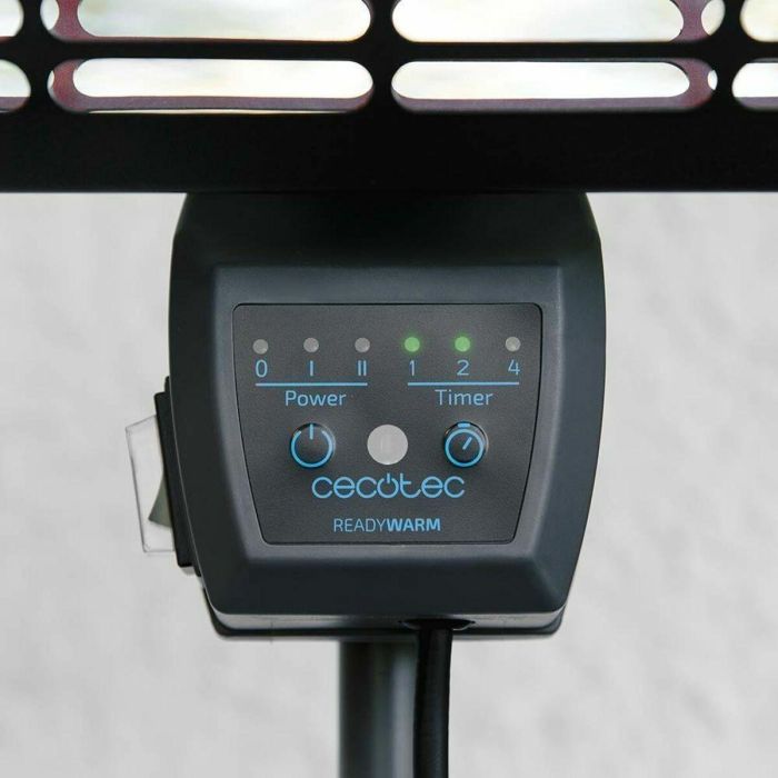 Calefactor Eléctrico de Cuarzo Cecotec Ready Warm 8200 Power Quartz Smart 2000W Gris 2000 W 3
