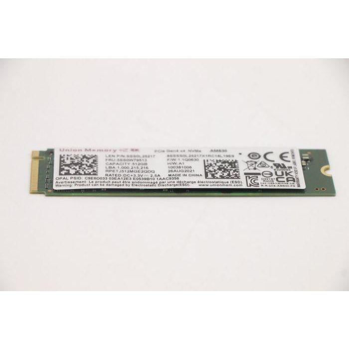 Lenovo SSD 512GB M.2 2280 PCIe 4.0 x4 NVMe con seguridad OPAL, optimizado para portátiles ThinkPad 2