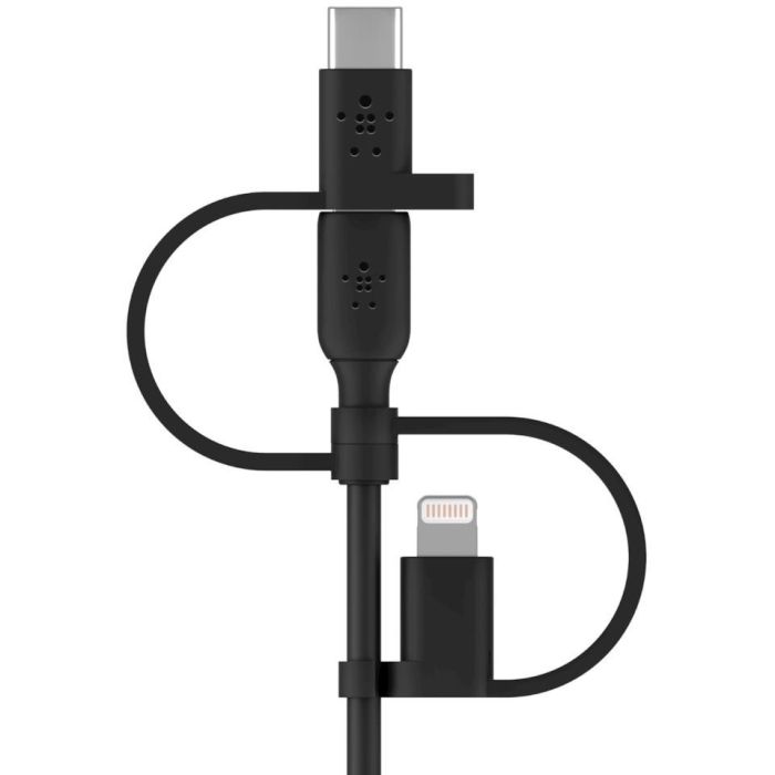 Cable USB Belkin CAC001BT1MBK Negro 1 m 3