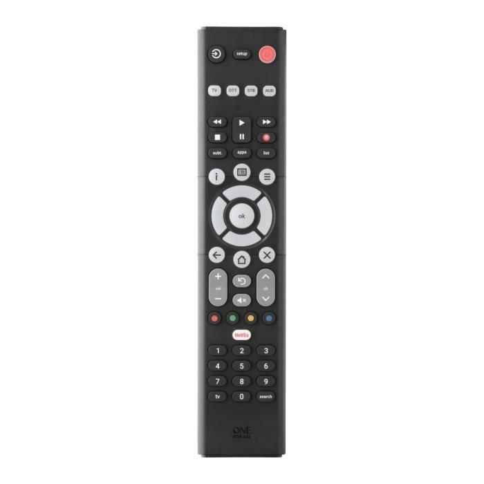 Mando a distancia universal ONE FOR ALL - URC1242 Essence Basic 4en1 1 Mando a distancia universal ONE FOR ALL - URC1242 Essence Basic 4en1 1