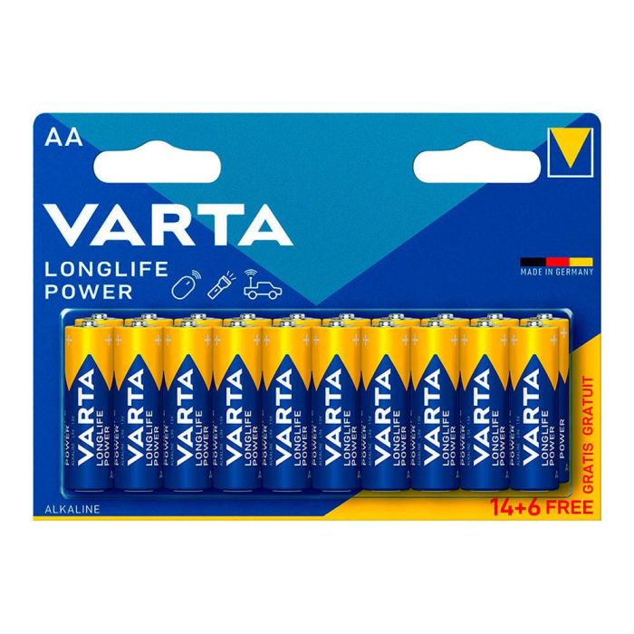 Pila alkalina longlife power aa - lr06 (blister 14+6 unidades) ø14,5 x 50,5 mm Pila alkalina longlife power aa - lr06 (blister 14+6 unidades) ø14,5 x 50,5 mm