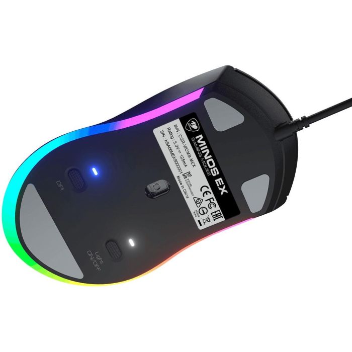 COUGAR Gaming Maus. MINOS EX. RGB. Kabelgebunden. Schwarz 4