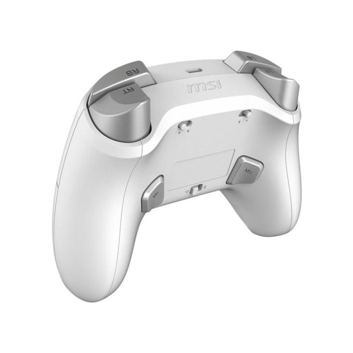 MSI FORCE GC300 WIRELESS Mando Gaming Blanco Bluetooth/USB Compatible con Windows, Android, iOS - S10-43G0230-EC4 MSI FORCE GC300 WIRELESS Mando Gaming Blanco Bluetooth/USB Compatible con Windows, Android, iOS - S10-43G0230-EC4