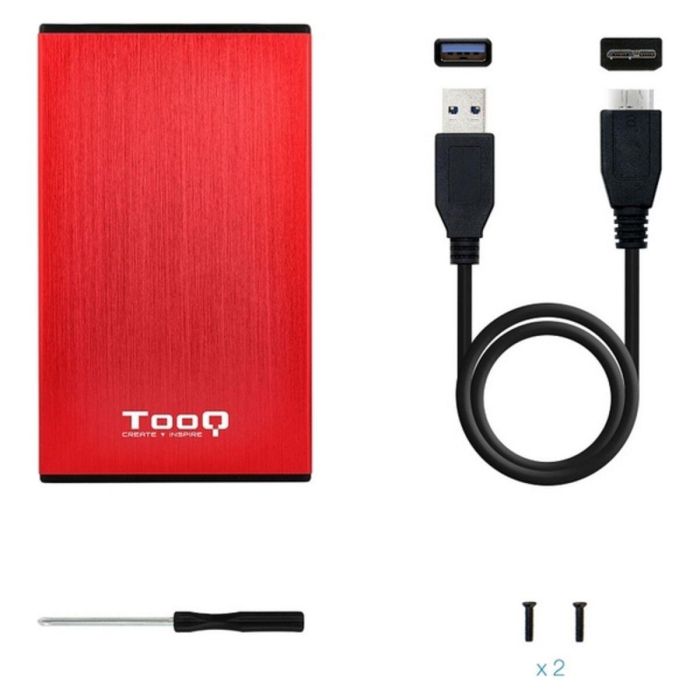 Carcasa para Disco Duro TooQ TQE-2527 2,5" USB 3.0 2 Carcasa para Disco Duro TooQ TQE-2527 2,5" USB 3.0 2