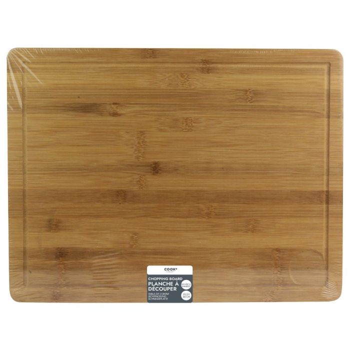 Cook Concept Tabla Cortar Bambú con Ranura 45x34 cm Profesional Antideslizante 3