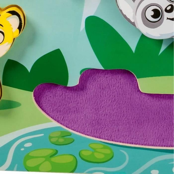 Ravensburger Puzzle sensorial y magnético de madera En la jungla - A partir de 1 año - 34017 3 Ravensburger Puzzle sensorial y magnético de madera En la jungla - A partir de 1 año - 34017 3