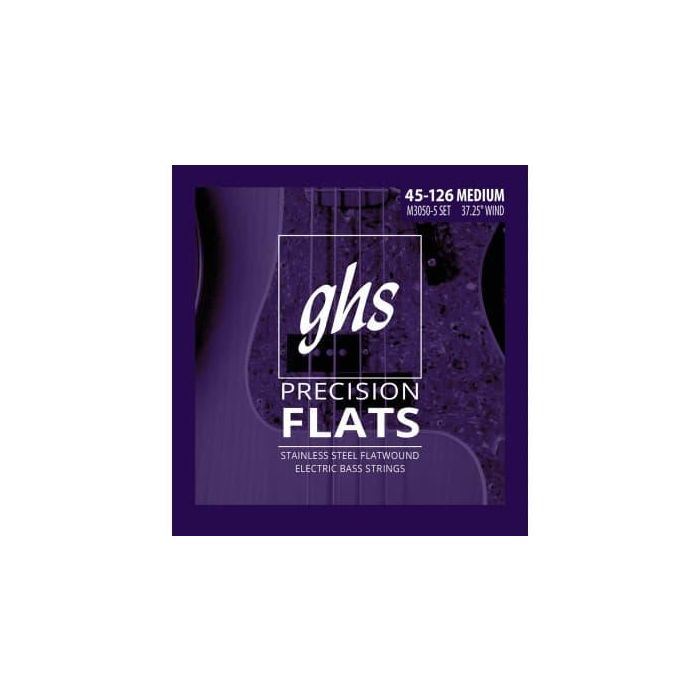 GHS Juego Bajo Precision Flats Medium (5 St) 55-105