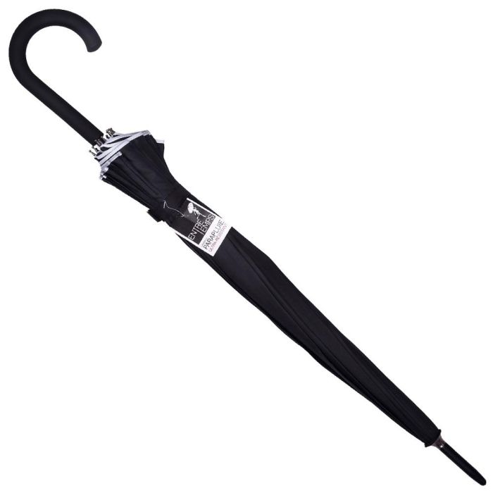 Entre Temps Paraguas Automático 100 cm con 16 Varillas de Fibra de Vidrio y Asidero Suave 1