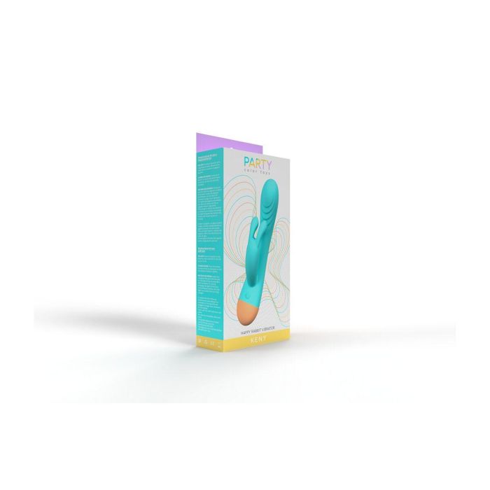 Vibrador Punto G Party Color Toys Azul 3 Vibrador Punto G Party Color Toys Azul 3