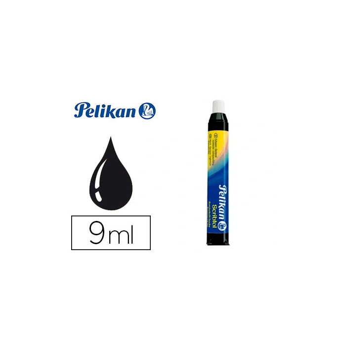 Pelikan Cargador Tinta China Negra 9 ml para Dibujar y Pintar 0 Pelikan Cargador Tinta China Negra 9 ml para Dibujar y Pintar 0