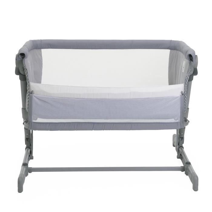 Cuna colecho CHICCO Next2Me GO - Compacta - Plegable - Reclinable - 6 niveles de altura - Gris claro 2 Cuna colecho CHICCO Next2Me GO - Compacta - Plegable - Reclinable - 6 niveles de altura - Gris claro 2