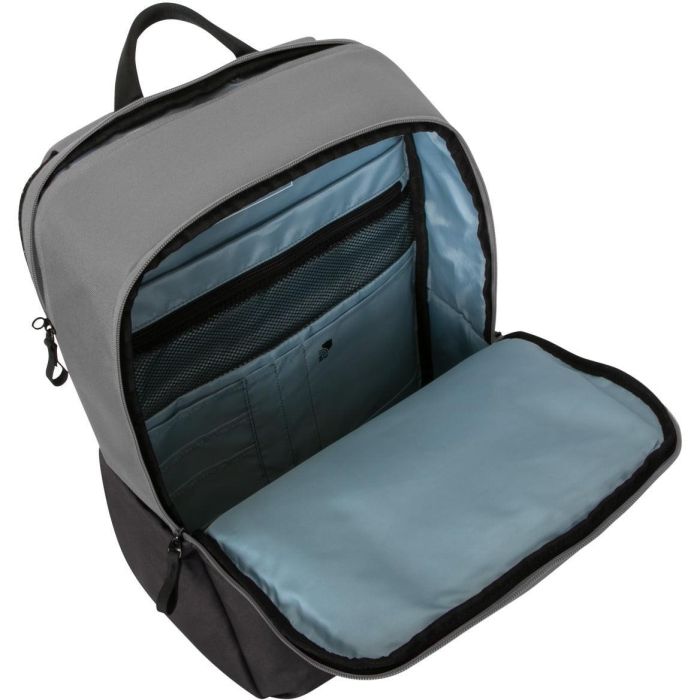 Targus Sagano Mochila para Portátil 15.6" Negro, Gris con Múltiples Bolsillos, Material Reciclado y Protección contra Lluvia 1 Targus Sagano Mochila para Portátil 15.6" Negro, Gris con Múltiples Bolsillos, Material Reciclado y Protección contra Lluvia 1