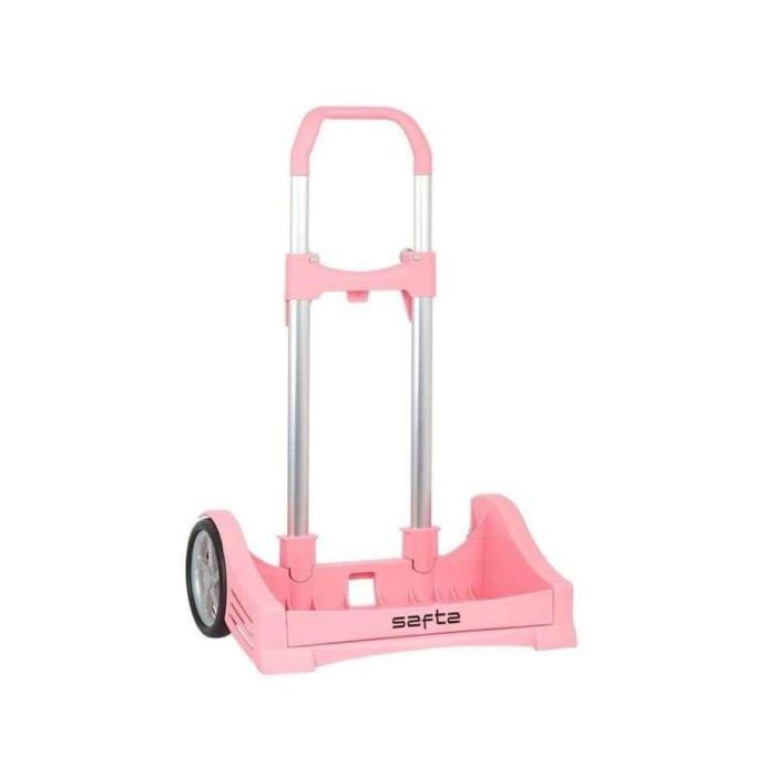 Safta Carro Portamochilas Evolution P.176C Trolley Rosa Palo - Ruedas silenciosas, bandeja antirozaduras, sistema universal 3 Safta Carro Portamochilas Evolution P.176C Trolley Rosa Palo - Ruedas silenciosas, bandeja antirozaduras, sistema universal 3