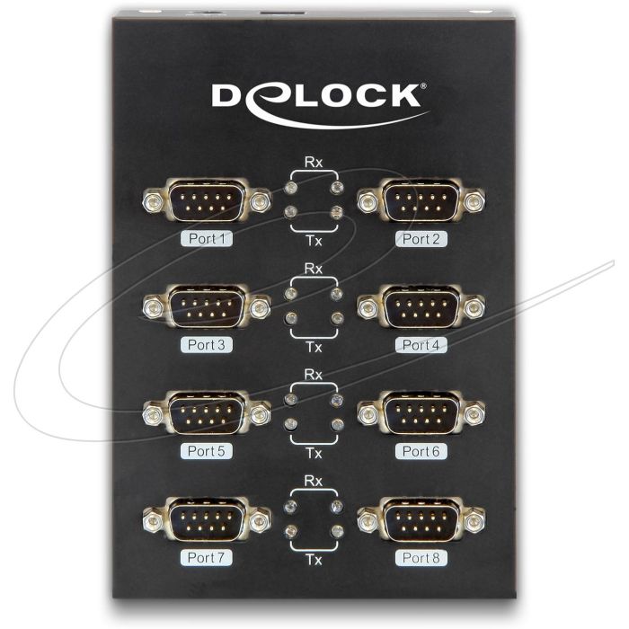 DeLOCK Adaptador USB 2.0 a Serie 8 Puertos RS-232 Industrial 1 DeLOCK Adaptador USB 2.0 a Serie 8 Puertos RS-232 Industrial 1