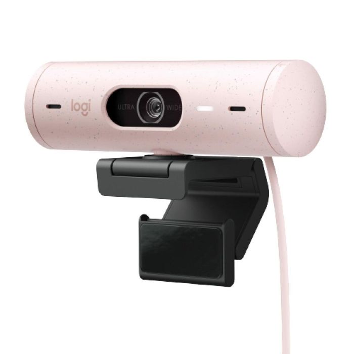 Logitech Webcam Brio 500 Rosa Full HD 1080p, 4 MP, Zoom Digital 4x, Enfoque Automático, USB-C Logitech Webcam Brio 500 Rosa Full HD 1080p, 4 MP, Zoom Digital 4x, Enfoque Automático, USB-C