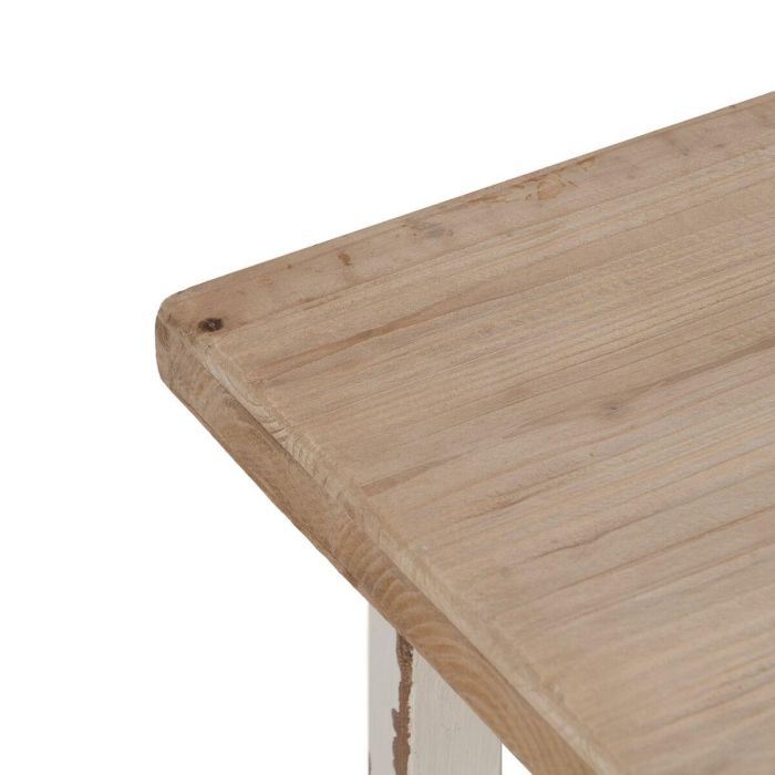 Mesa de Comedor Blanco Natural Madera de abeto 120 x 60 x 48 cm 6