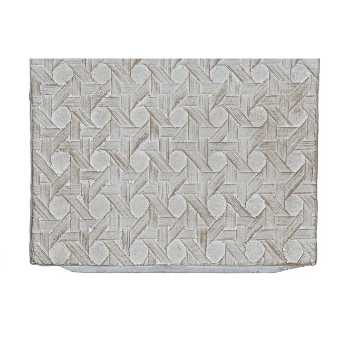 Set de Maceteros Home ESPRIT Beige Fibra de Vidrio Magnesio 44,5 x 44,5 x 42,5 cm (4 Unidades) 4