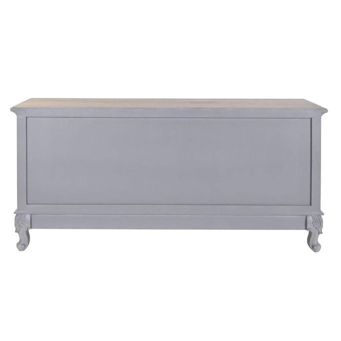 Mueble de TV DKD Home Decor Gris Natural 120 x 40 x 56.5 cm 120 x 40 x 56,5 cm 1