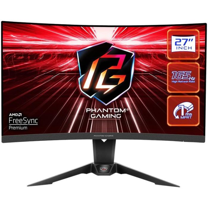 ASRock Monitor PG27Q15R2A 27" Curvo, WQHD 2560x1440, 165Hz, 1ms, VA, HDR400, FreeSync Premium, Altavoces, Negro 0 ASRock Monitor PG27Q15R2A 27" Curvo, WQHD 2560x1440, 165Hz, 1ms, VA, HDR400, FreeSync Premium, Altavoces, Negro 0