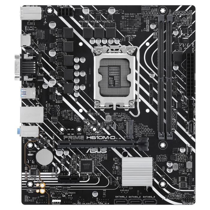 ASUS PRIME H610M-D LGA 1700 DDR5 HDMI/VGA PCIE4.0 4SATA3 USB3.2 MATX 1 ASUS PRIME H610M-D LGA 1700 DDR5 HDMI/VGA PCIE4.0 4SATA3 USB3.2 MATX 1