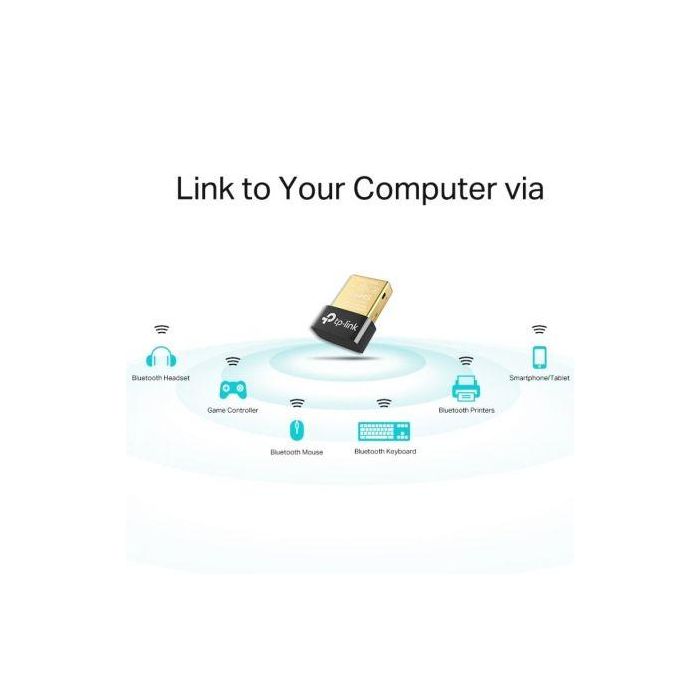 TP-Link UB4A Adaptador Bluetooth USB tipo A Negro para PC, Compatible Windows 10/8.1/8/7/XP, Alcance Inalámbrico 20m 2