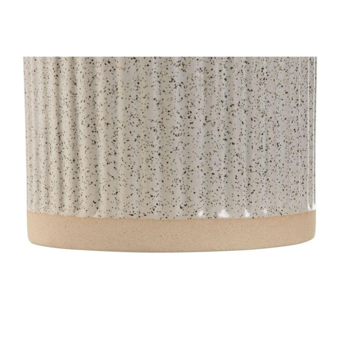 Escobillero DKD Home Decor Beige Dorado 10.5 x 37.5 x 10.5 cm 1