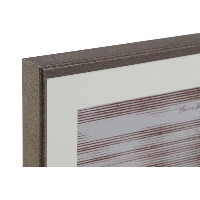 Marco Multifoto Urban DKD Home Decor Natural Marron 3 x 34 x 34 cm (2 Unidades) 1