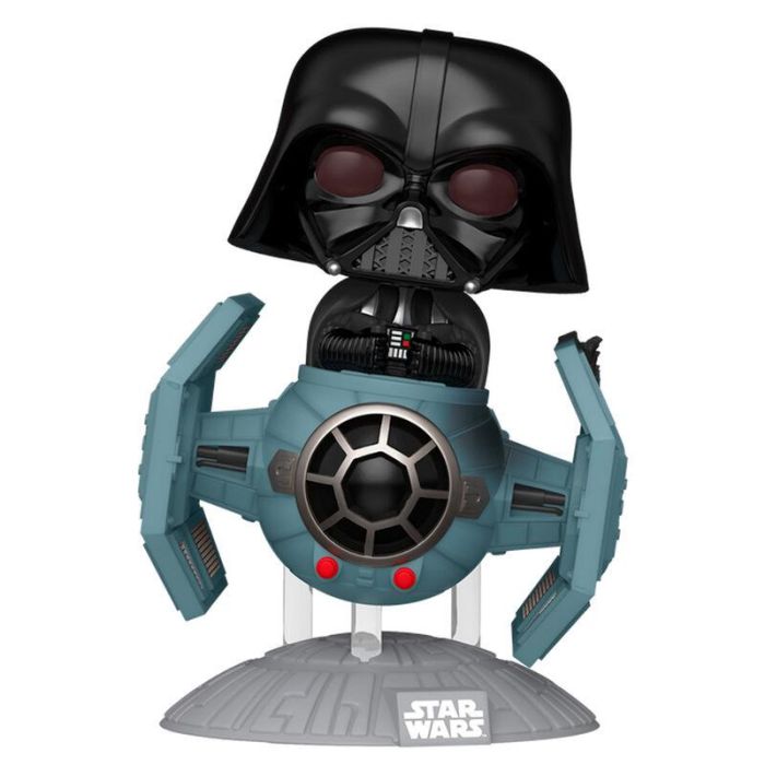 Figura POP Rides Deluxe Star Wars Darth Vader with Tie Advanced Starfighter 1