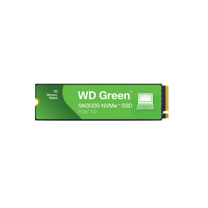 Western Digital WDS200T4G0E Disco SSD WD Green SN3000 2TB NVMe PCIe Gen4 M.2 2280 Lectura 5000MB/s Escritura 4200MB/s Western Digital WDS200T4G0E Disco SSD WD Green SN3000 2TB NVMe PCIe Gen4 M.2 2280 Lectura 5000MB/s Escritura 4200MB/s
