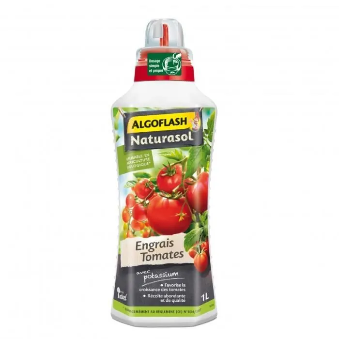 Algoflash Naturasol Fertilizante Líquido para Tomates 1 L 0 Algoflash Naturasol Fertilizante Líquido para Tomates 1 L 0