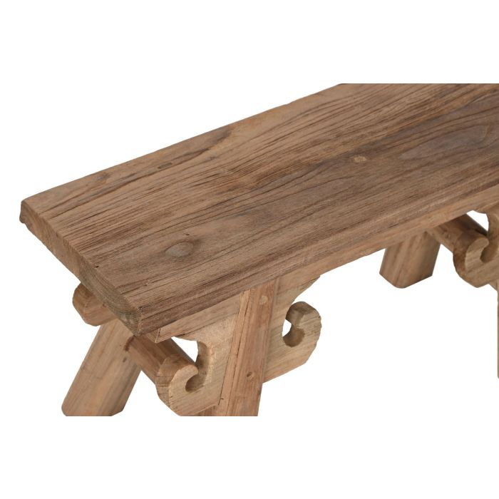 Taburete Item Home DKD Home Decor Marron 17 x 32 x 65 cm 2