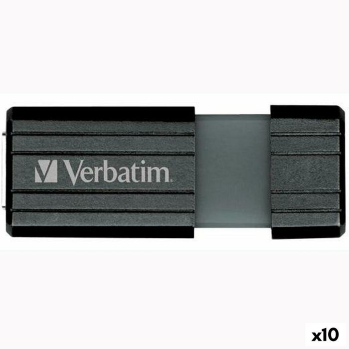 Memoria USB Verbatim Store'n'Go PinStripe Negro 16 GB 0 Memoria USB Verbatim Store'n'Go PinStripe Negro 16 GB 0