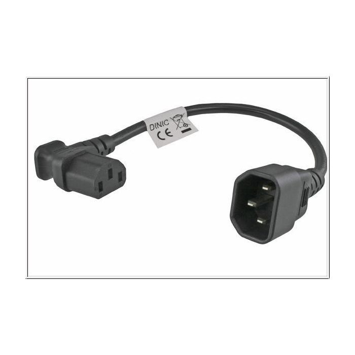 MicroConnect Power Adapter C13 to C14, angled MicroConnect Power Adapter C13 to C14, angled