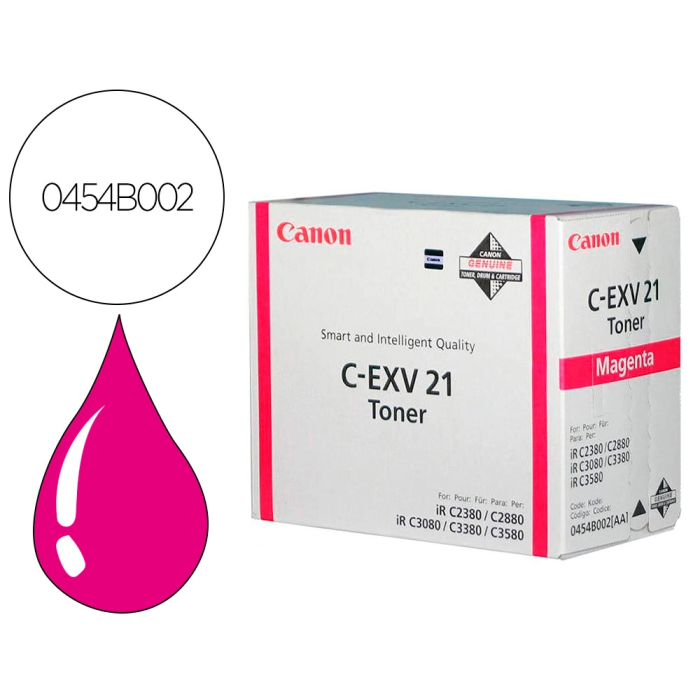 Canon EXV21M Toner Magenta para iRC2380 iRC2880 Canon EXV21M Toner Magenta para iRC2380 iRC2880