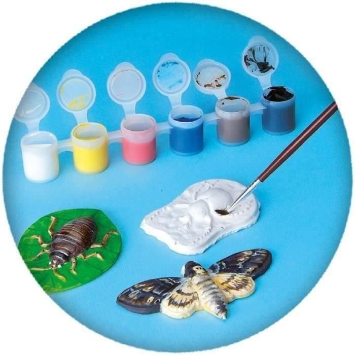 SES Creative Kit Moldeado y Pintura Animales de Miedo - Molde en Relieve Grande, 5 Colores de Pintura, Luminiscente, Pincel, Brillo, Yeso para Niños +5 años 3 SES Creative Kit Moldeado y Pintura Animales de Miedo - Molde en Relieve Grande, 5 Colores de Pintura, Luminiscente, Pincel, Brillo, Yeso para Niños +5 años 3