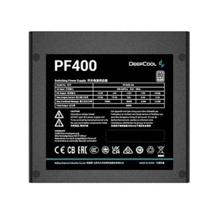 Fuente de alimentación de PC interna - Deepcool - PF400 (80+ White) - 400W (R -PF400D -HA0B -EU) 2
