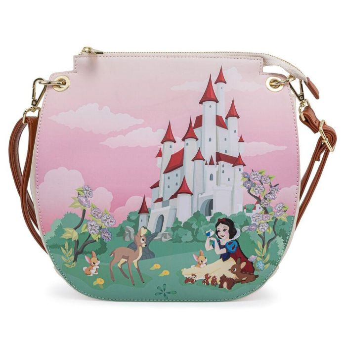 LOUNGEFLY Bolso Castillo Blancanieves Disney 29.37x28.3x11.25cm