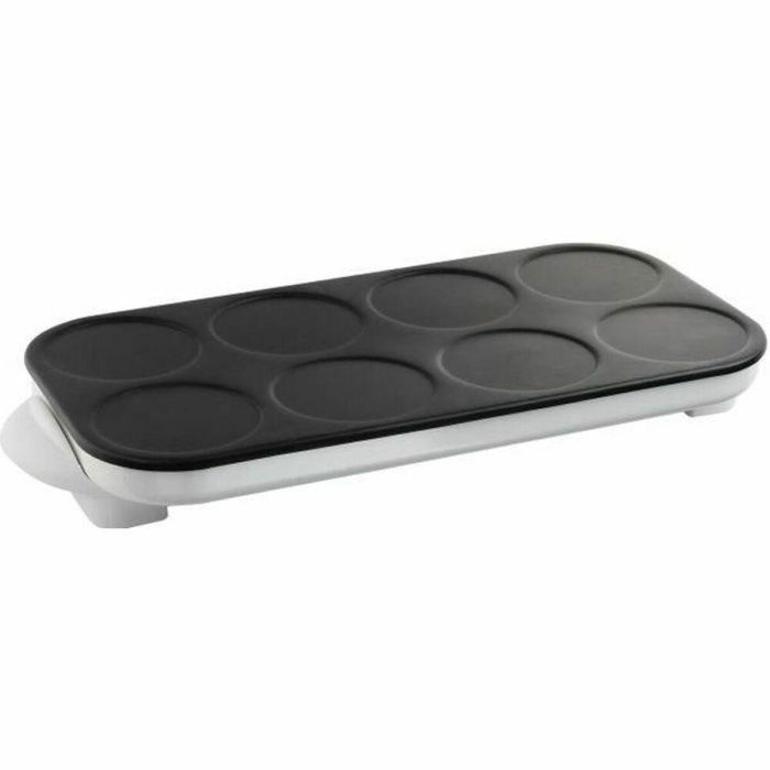 Livoo DOC186 Maxi Crepes Party Crepiere Eléctrica 1500W para 8 Personas, Placa 64.5x29cm, Crepes de 12cm, Blanco Livoo DOC186 Maxi Crepes Party Crepiere Eléctrica 1500W para 8 Personas, Placa 64.5x29cm, Crepes de 12cm, Blanco
