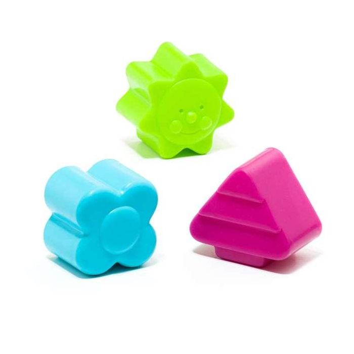Caja bloques y puzzles blandos con 15 piezas. 4 Caja bloques y puzzles blandos con 15 piezas. 4