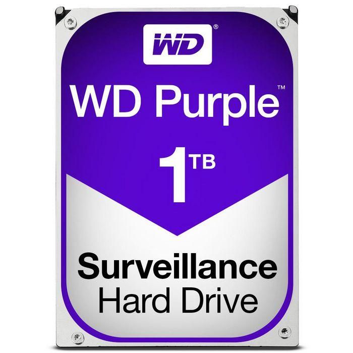 Western Digital WD Purple 1 TB Disco Duro 3.5" SATA 6Gb/s 5400 RPM 64MB para Vigilancia Seguridad 24/7 DVR NVR AllFrame 4K 0 Western Digital WD Purple 1 TB Disco Duro 3.5" SATA 6Gb/s 5400 RPM 64MB para Vigilancia Seguridad 24/7 DVR NVR AllFrame 4K 0