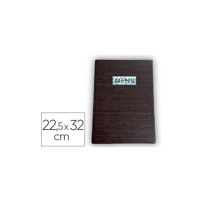 Liderpapel Porta Menús PU con Sujeción en Esquinas para 2 Hojas 22,5 x 32 cm 0 Liderpapel Porta Menús PU con Sujeción en Esquinas para 2 Hojas 22,5 x 32 cm 0