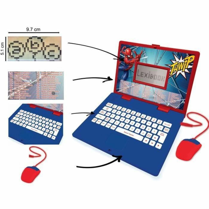 Ordenador portátil Lexibook SPIDER-MAN (FR / EN) Inglés 1 Ordenador portátil Lexibook SPIDER-MAN (FR / EN) Inglés 1