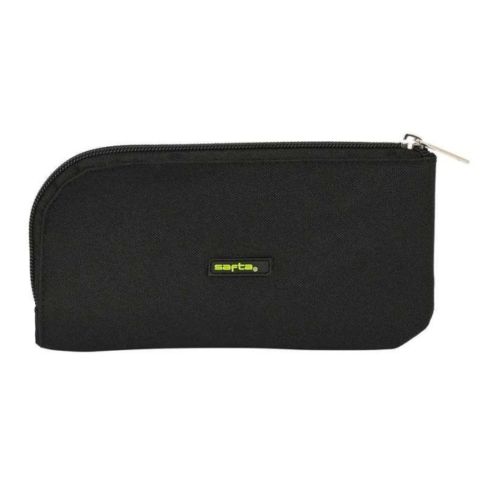 Estuche Escolar Safta Surf Negro 23 x 11 x 1 cm