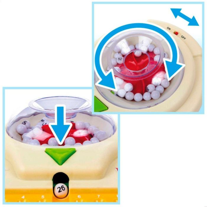 Bingo Automático CB Games Cartón Plástico (6 Unidades) 2 Bingo Automático CB Games Cartón Plástico (6 Unidades) 2