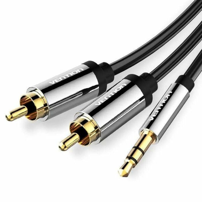 Cable Audio Jack a RCA Vention BCFBH 2 m 1 Cable Audio Jack a RCA Vention BCFBH 2 m 1