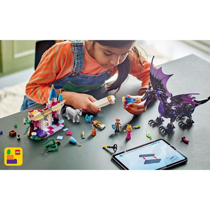 Lego 43240 Princesas Disney Maléfica como dragón, juguete para fans de dibujos animados 8